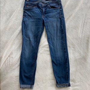 Hudson mid rise jeans with stretch